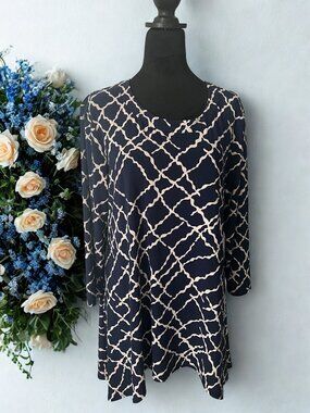 Anne Klein Blue Tunic